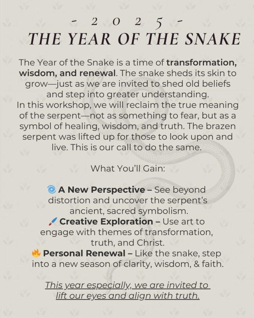'Sacred Serpent' Art Class + Workshop - Image 5