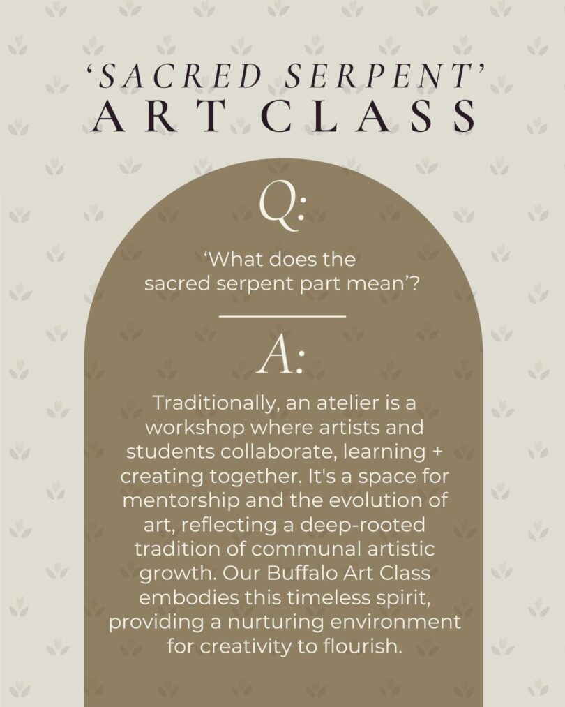 'Sacred Serpent' Art Class + Workshop - Image 18