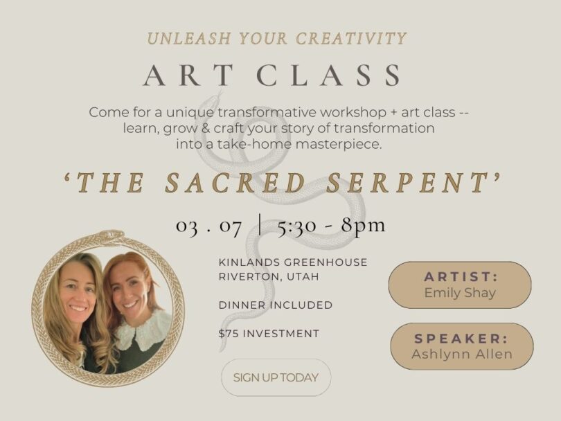 'Sacred Serpent' Art Class + Workshop